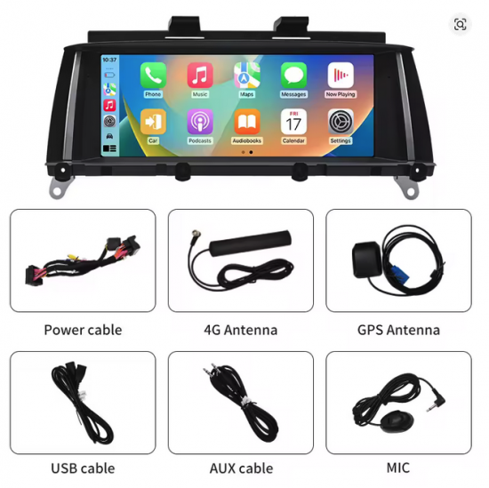 BMW X3 F25 / X4 F26 – 8,8" Android Display (CIC) – 4 GB + 64 GB – Wireless CarPlay/Android Auto